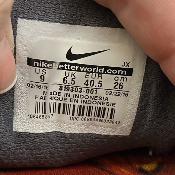 Nike Revolution 3 Size 9 Womens Running Shoe Black White 819303-001 - Picture 7 of 7